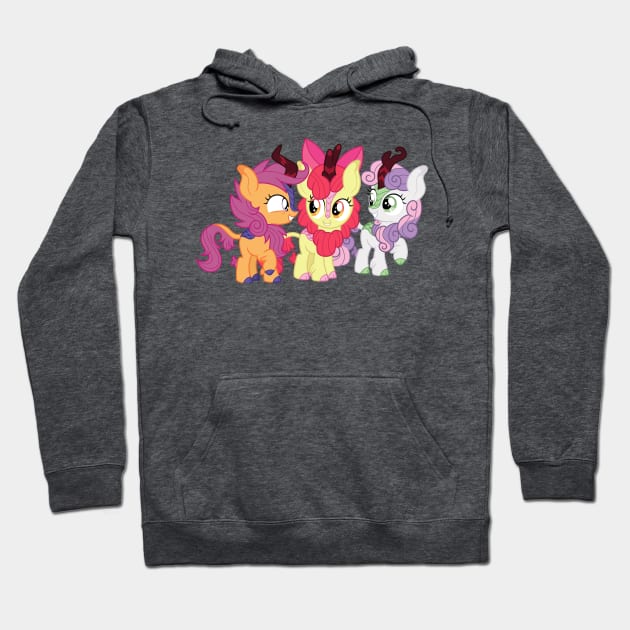 Kirin Cutie Mark Crusaders Hoodie by CloudyGlow